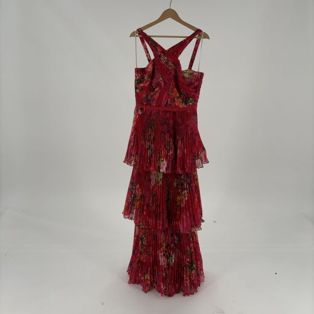Marchesa Notte Dress Pink Floral